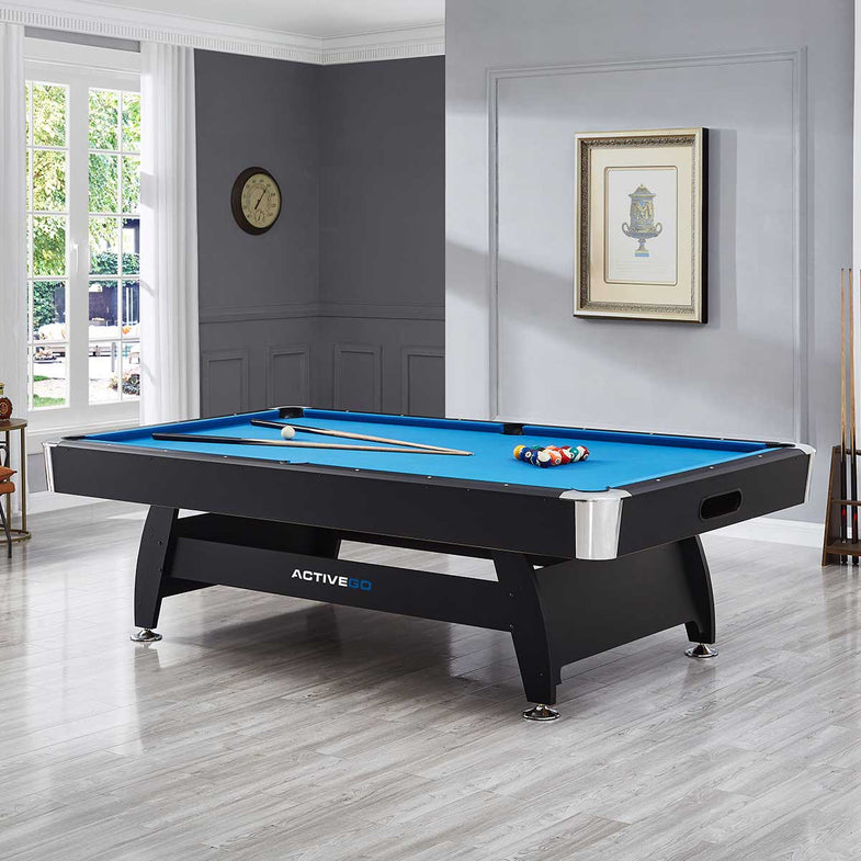 BreakShot 8ft Pool Table with 3-IN-1 Table Top