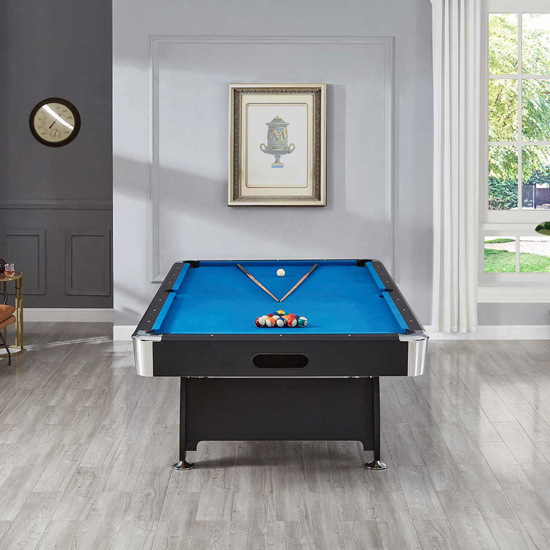 BreakShot 8ft Pool Table with 3-IN-1 Table Top