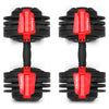 Revolock V2 48kg Adjustable Dumbbell + Barbell + Kettlebell All-in-One Set with Stand (24kg Pair)