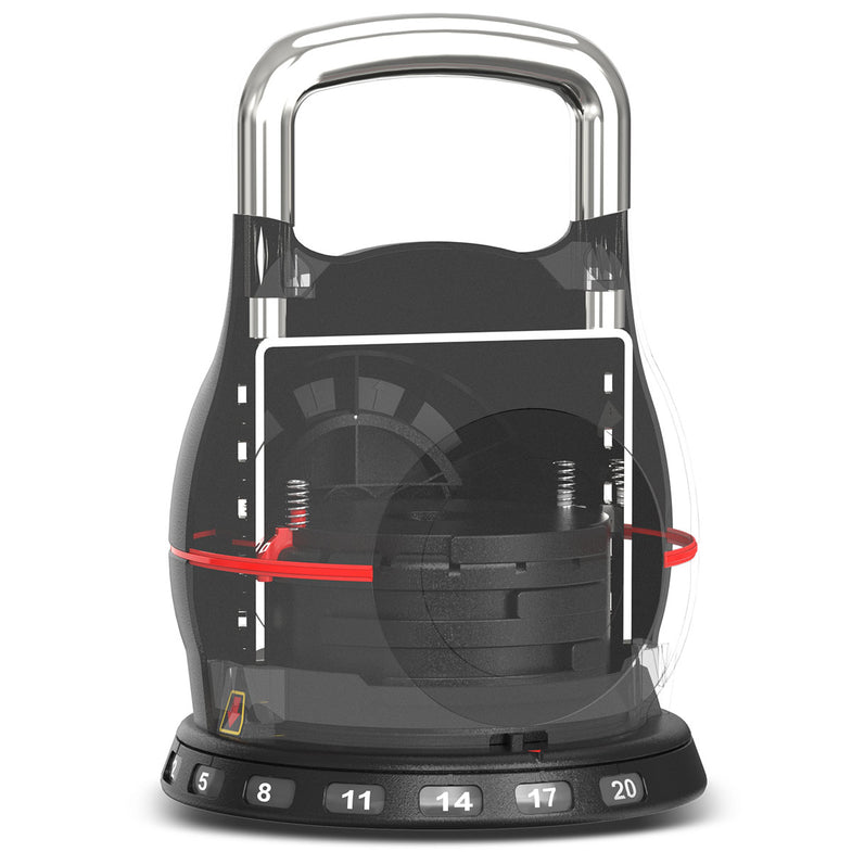 RevoLock 7-in-1 Quick Adjust 20kg Kettlebell