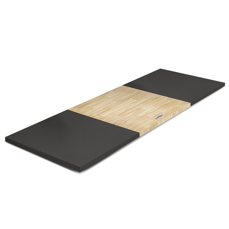 50mm Weightlifting Platform V2 with Dual Density Mats - Natural (3m x 1m)