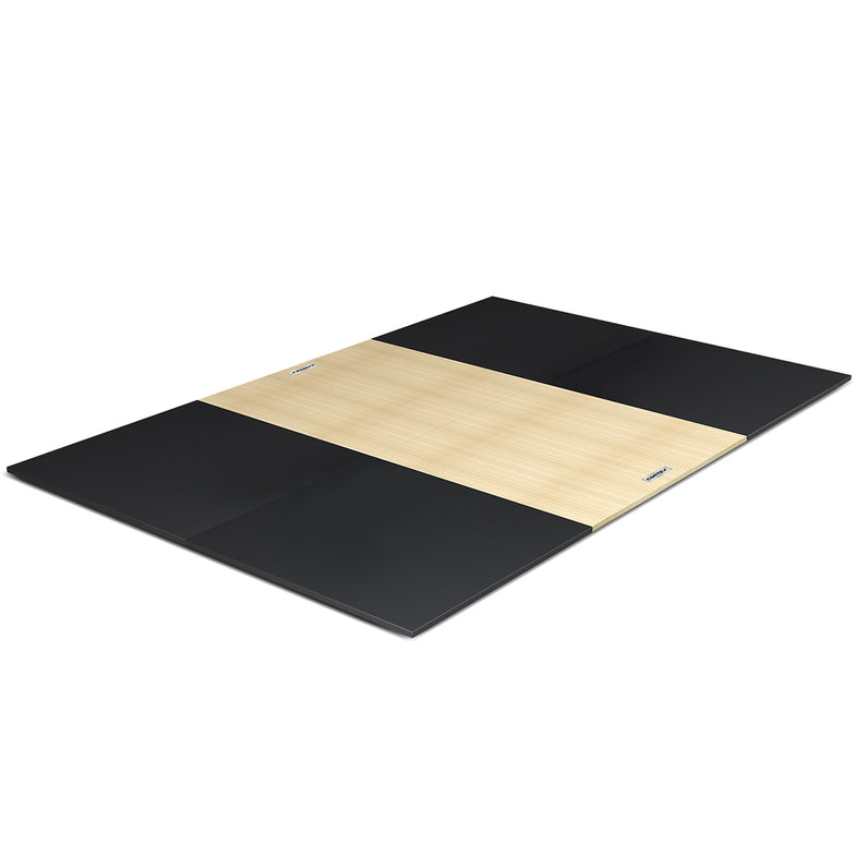 50mm Weightlifting Platform V2 with Dual Density Mats - Natural (3m x 2m)