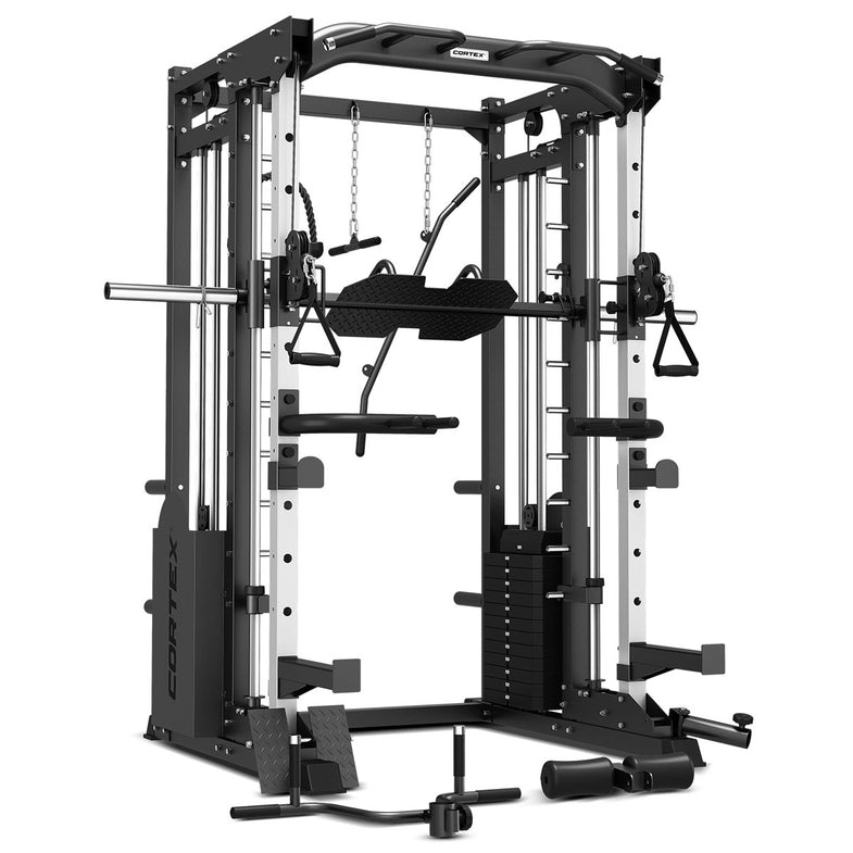 SM-25 6-in-1 Power Rack with Smith & Cable Machine