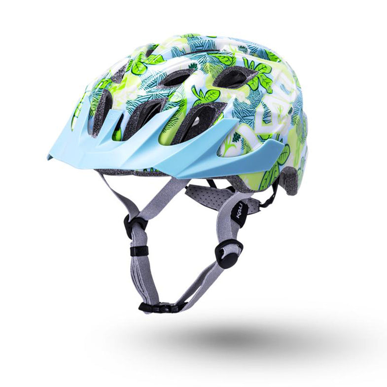 Chakra Youth Kids Helmet - Flora Gloss Blue