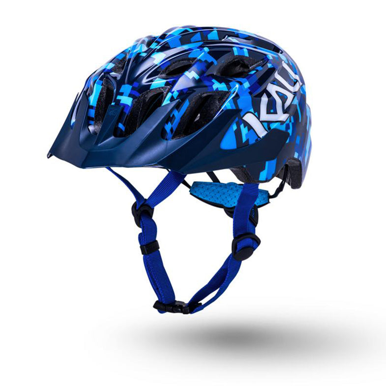 Chakra Youth Kids Helmet - Pixel Gloss Blue