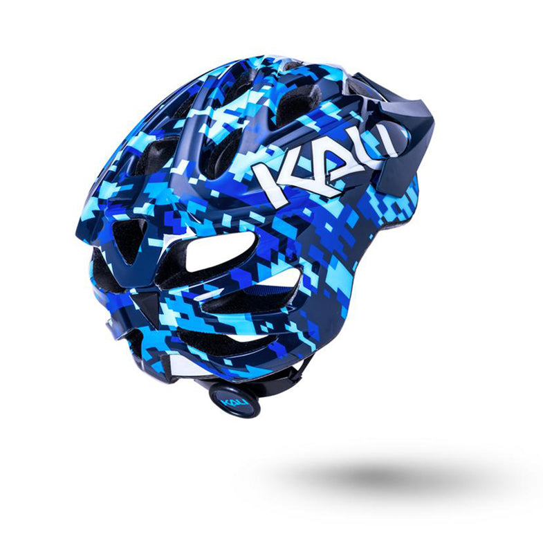 Chakra Youth Kids Helmet - Pixel Gloss Blue