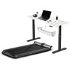 WalkingPad MC21 with Dual Motor Automatic Standing Desk 150cm in White and Cable Management