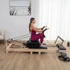 Contour Folding Wooden Pilates Reformer Machine - Black