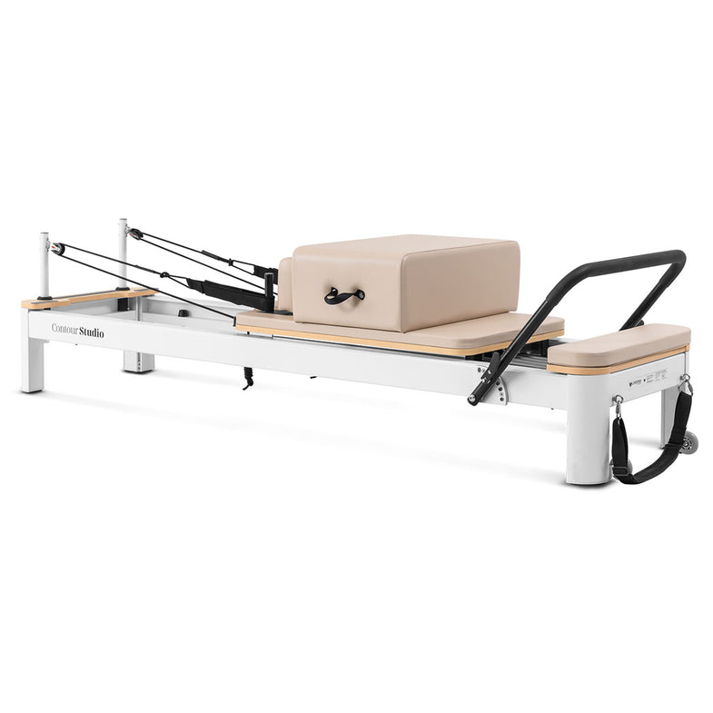 Contour Studio Commercial Pilates Reformer Machine (Beige)