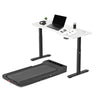 Nimbus Walking Pad Treadmill + ErgoDesk Automatic Standing Desk 1500mm (White)