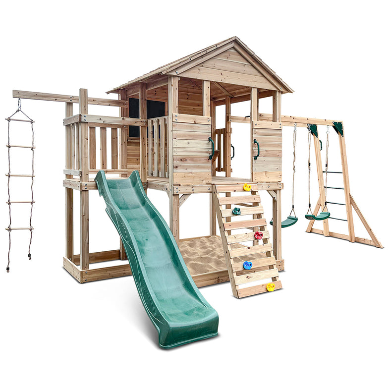 Kingston Cubby House with Green Slide