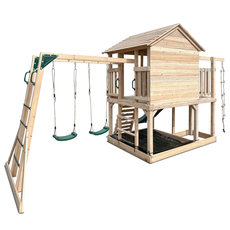 Kingston Cubby House with Green Slide