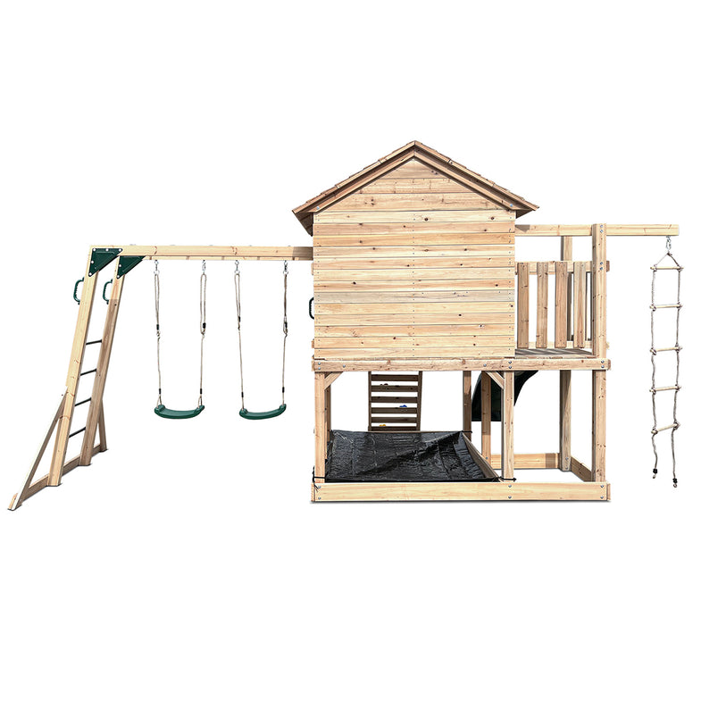 Kingston Cubby House with Green Slide