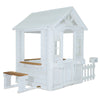 Teddy Cubby House in White (V2)