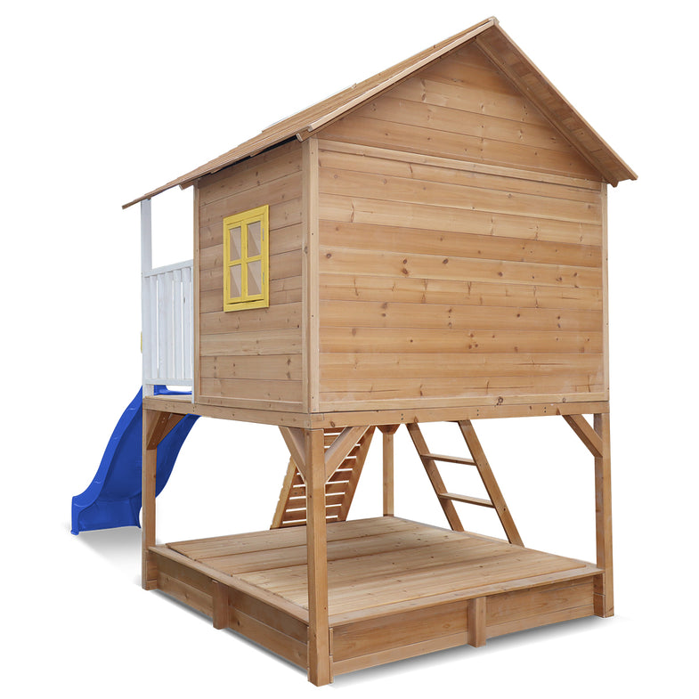 Warrigal Cubby House with Blue Slide