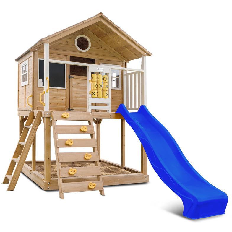 Warrigal Cubby House with Blue Slide