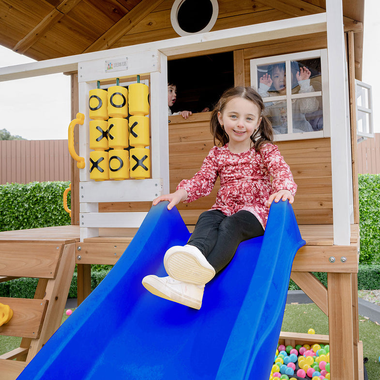 Warrigal Cubby House with Blue Slide