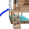 Winchester Cubby House with 1.2m Elevation Platform and 2.2m Blue Slide