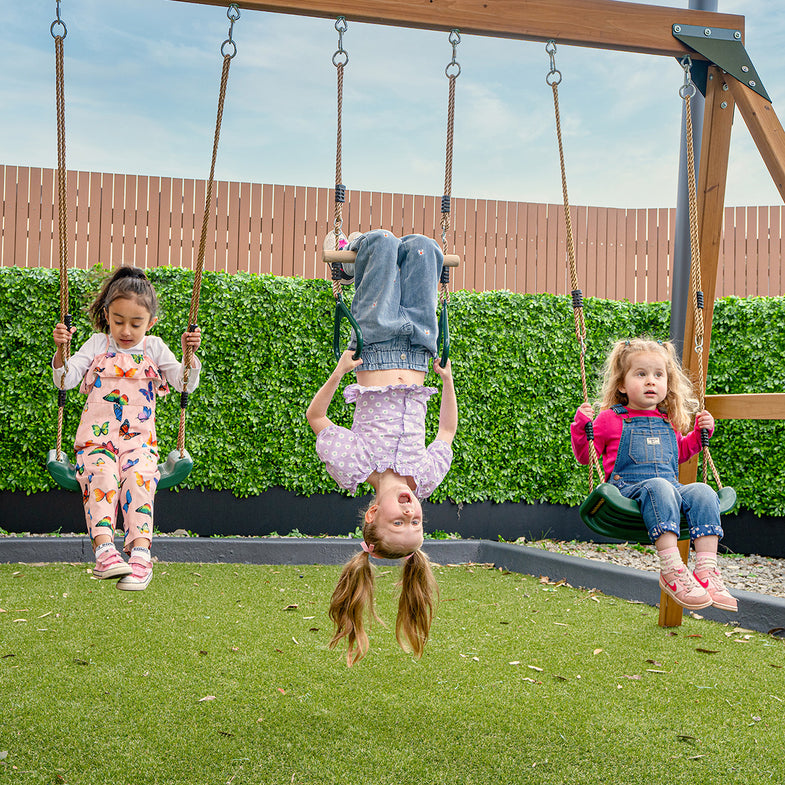 Birmingham Play Centre Set with 2.2m Green Slide