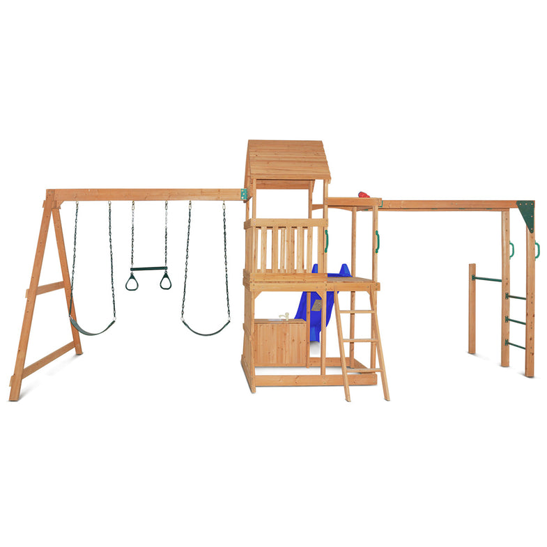 Coburg Lake Swing & Play Set (Blue Slide)