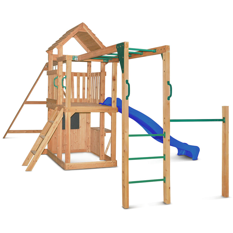 Coburg Lake Swing & Play Set (Blue Slide)