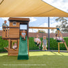 Darlington Play Centre Set with 2.2m Green Slide