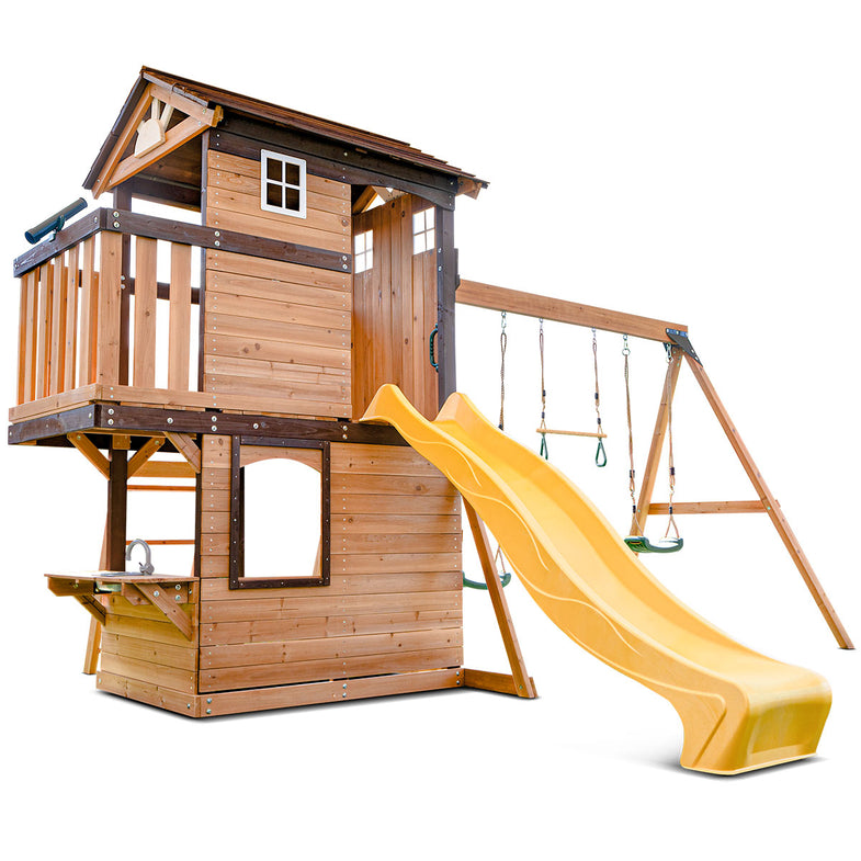 Darlington Play Centre Set with 2.2m Yellow Slide