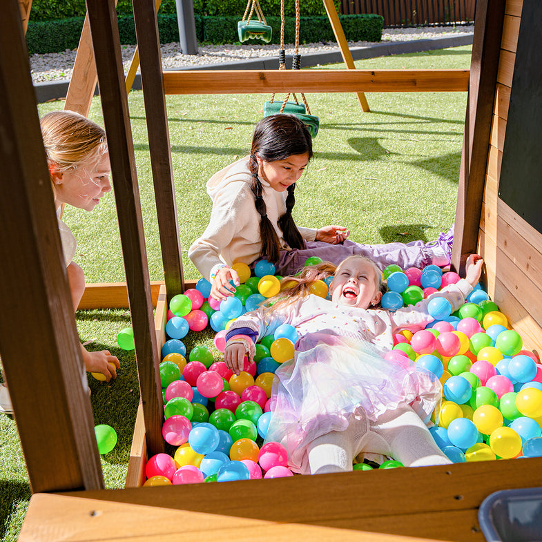 Darlington Play Centre Set with 2.2m Yellow Slide