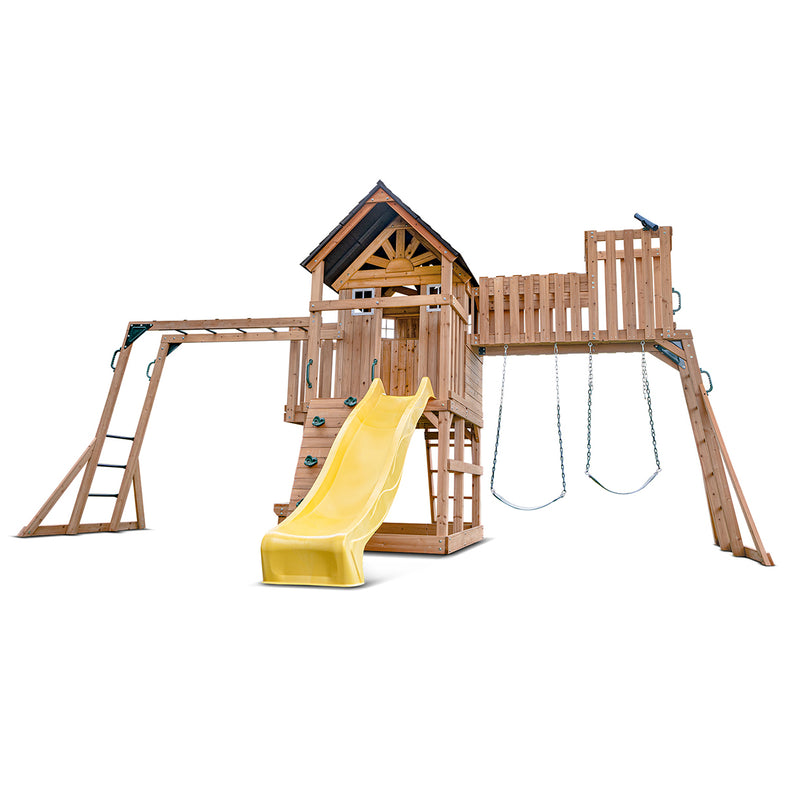 Kensington Play Centre Set with 2.2m Yellow Slide