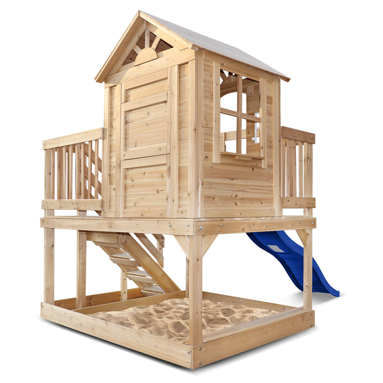 Silverton Cubby House with 1.8m Blue Slide