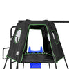 Pallas Play Tower with Metal Swing Set (BlueSlide)