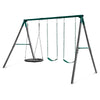 Titan Commercial Steel 3-Station Swing Set