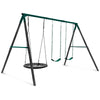 Titan Commercial Steel 3-Station Swing Set