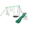 Lynx Metal Swing Set with Slide