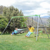 Lynx Metal Swing Set with Slide