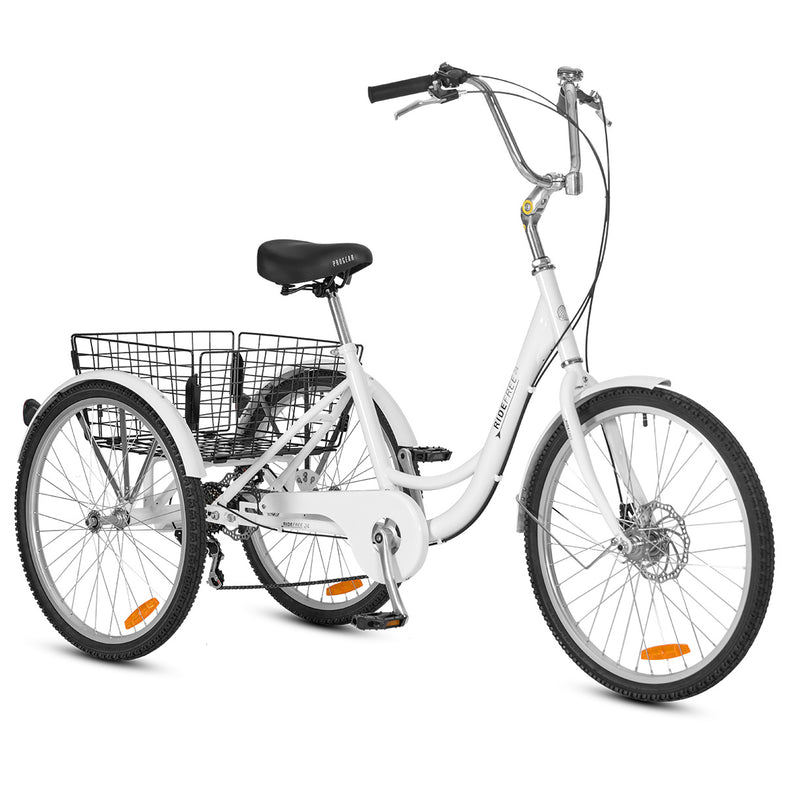 RIDEFREE 24" TRICYCLE - White