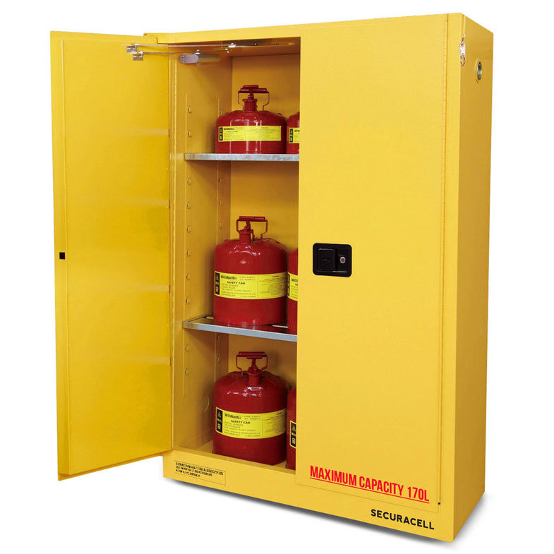 170L Storage Cabinet for Class 3 Flammable Liquids, Class 9 Lithium Batteries