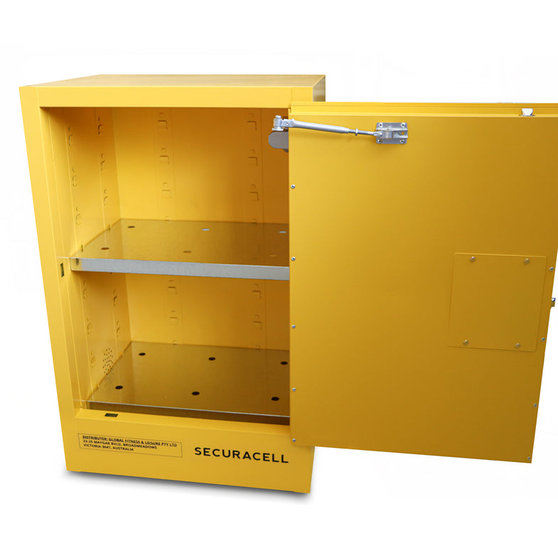 45L Storage Cabinet for Class 3 Flammable Liquids, Class 9 Lithium Batteries