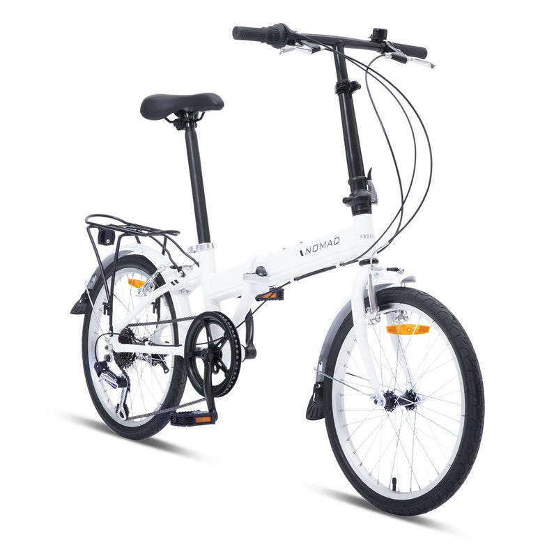 Nomad Folding Bike - Pearl White