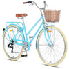 Pomona Vintage Cruiser Commuter Bike Sky Blue