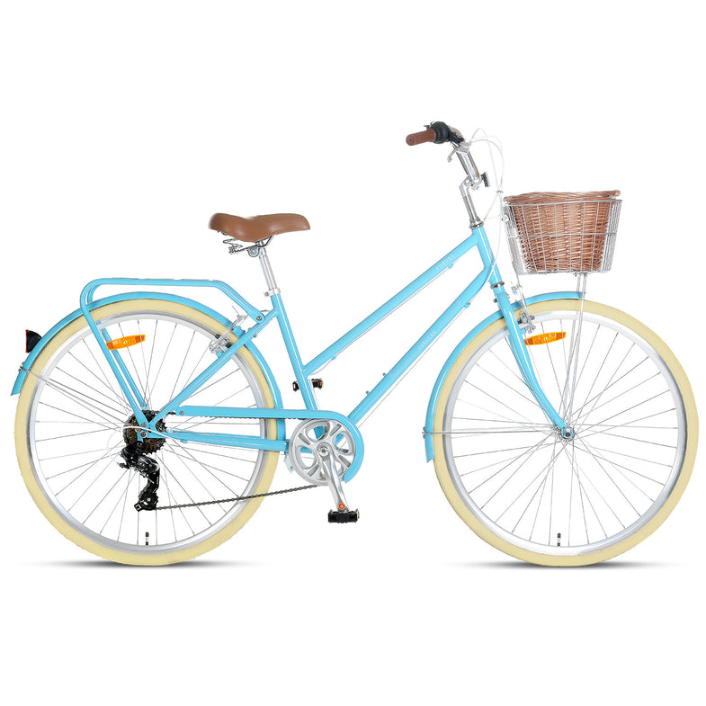 Pomona Vintage Cruiser Commuter Bike Sky Blue