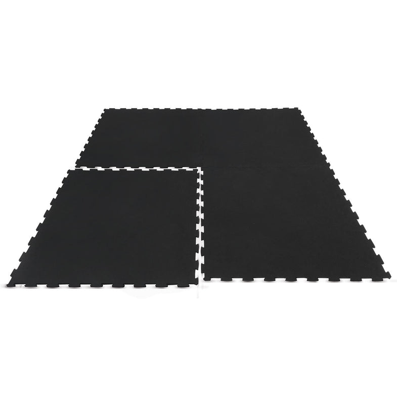 Interlocking Rubber Gym Floor Mat 10mm Set of 9