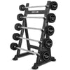 Alpha Series Fixed Barbell Set 100kg + Stand