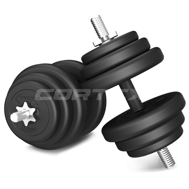 85kg EnduraShell Barbell & Dumbbell Weight Set