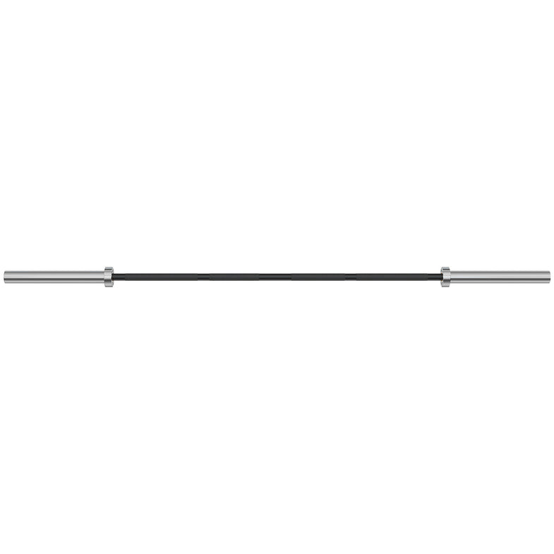 SPARTAN100 7ft 20kg Olympic Barbell (Black Oxide) with Lockjaw Collars